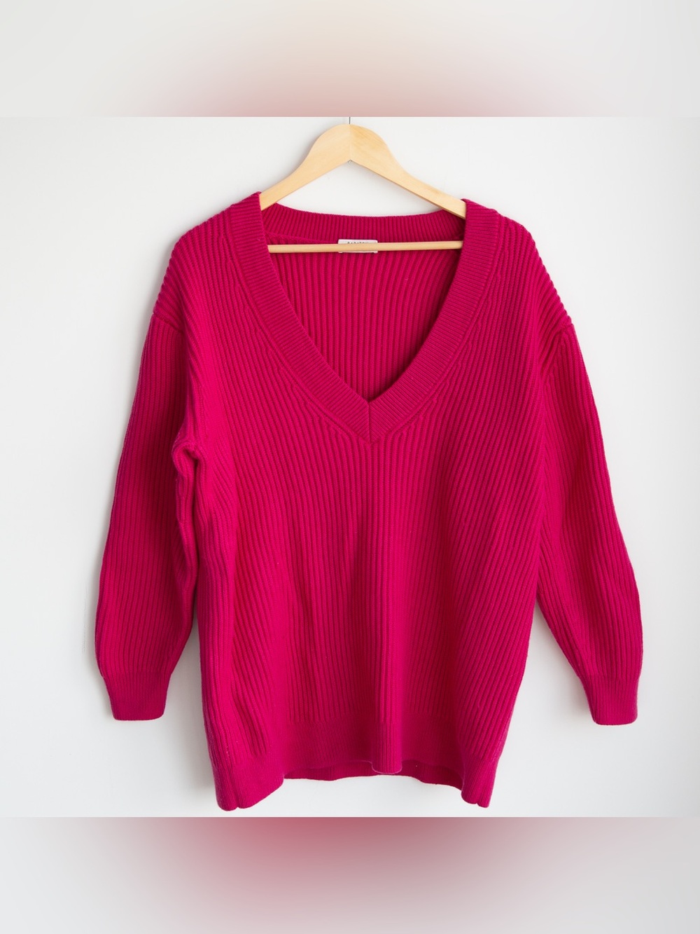 Aritzia Babaton Roger Merino Wool Sweater Granita Pink M